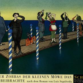 Wie Kater Zorbas der kleinen Möwe das Fliegen...